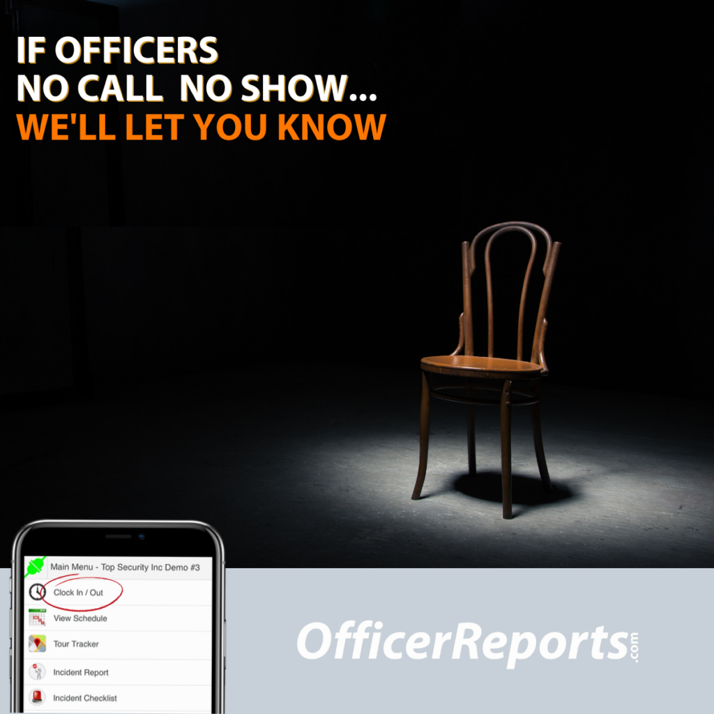 no call no show officerreports.com