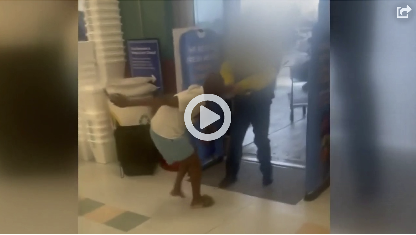 Grocery store security guard fired after confrontation with customer was caught on camera