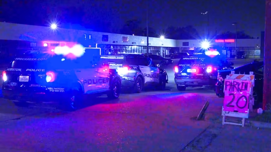 Emergency responders on the scene at a nightclub in north Houston after an early morning shooting incident on the 400 block of W. Parker Road.