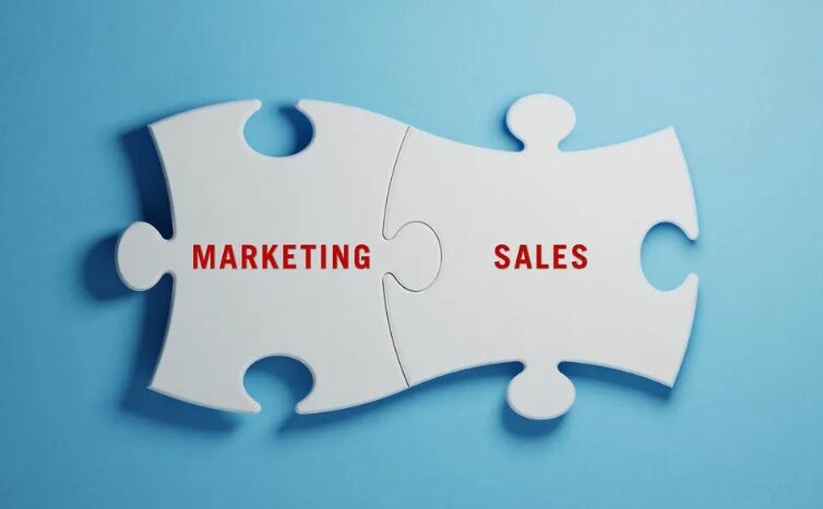 marketing and sales puzzle pieces