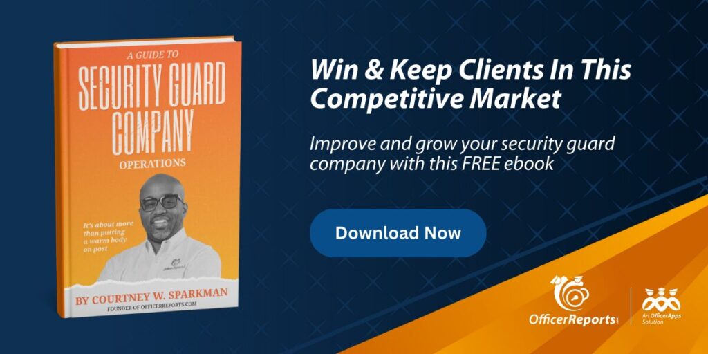 A Guide to security guard company operations