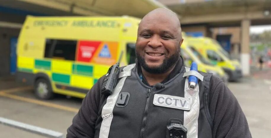A Nottinghamshire security guard says his new-found TV fame has "changed the dynamic" of the job
