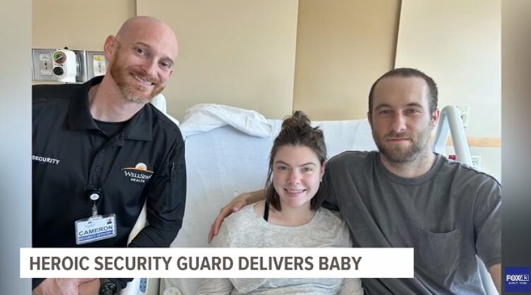 Heroic Security Guard Helps Deliver Baby in York Hospital Lobby