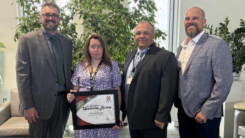 Red Deer Security Officer Cheryl Bowser Honored for Heroic Response After Explosion